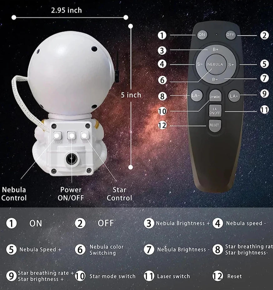 Astronaut Space Projector - Tayloba